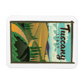Toscane Italië reisposter Magneet (Horizontaal)