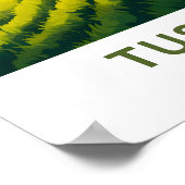 Toscane Italië Reisprint Poster (Hoek)