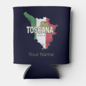 Toscane Italië Retro Regio kaart  Fattoria Blikjeskoeler (Voorkant)