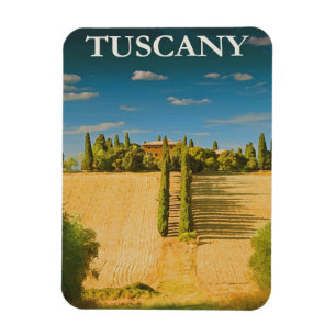 Toscane Italië Retro Vintage Travel Poster Magneet