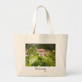 Toscane, Italië. Rustisch huis. Grote Tote Bag (Voorkant)