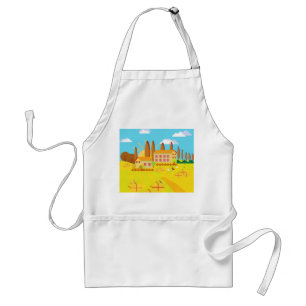 Toscane Italië Standaard Schort