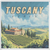  Toscane Italië Sticker (Voorkant)