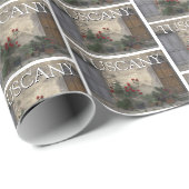 Toscane, Italië | Toscaanse Deuropening Cadeaupapier (Rol Hoek)