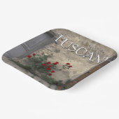 Toscane, Italië | Toscaanse Deuropening Papieren Bordje (Gebogen)