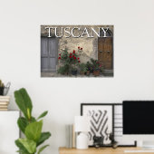 Toscane, Italië | Toscaanse Deuropening Poster (Thuiskantoor)