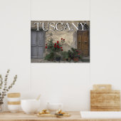 Toscane, Italië | Toscaanse Deuropening Poster (Keuken)