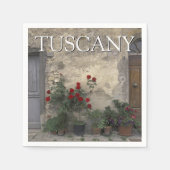 Toscane, Italië | Toscaanse Deuropening Servet (Voorkant)
