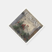 Toscane, Italië | Toscaanse Deuropening Servet (Hoek)