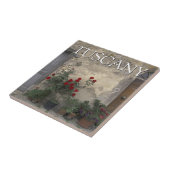 Toscane, Italië | Toscaanse Deuropening Tegeltje (Zijkant)