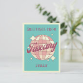 Toscane Italië vakantie Retro Briefkaart (Staand voorkant)