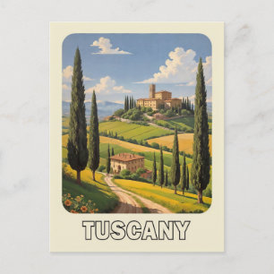  Toscane Italië Villa Countryside Travel Briefkaart