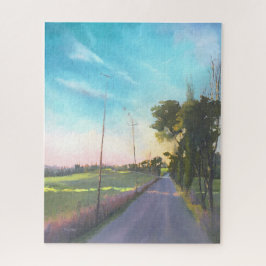 Toscane kleurrijke landschapsschilderingen legpuzzel