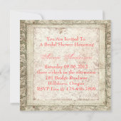 Toscane Land Vrijgezellenfeest Tea Party Uitnodigi Kaart (Achterkant)