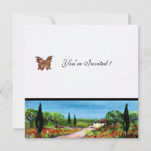 TOSCANE LANDSCHAP 4,geel groen wit Kaart