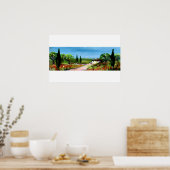 TOSCANE LANDSCHAP 4 POSTER (Keuken)