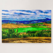 Toscane landschap. Italië. Legpuzzel (Horizontaal)