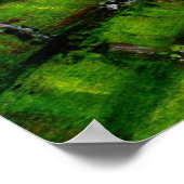 TOSCANE LANDSCHAP MET GROENE HEUVELS POSTER (Hoek)
