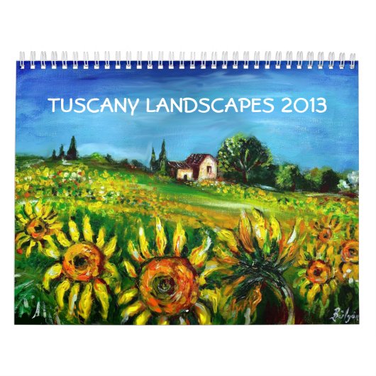 TOSCANE LANDSCHAPPEN COLLECTIE 2013 KALENDER (Hoes)