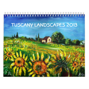 TOSCANE LANDSCHAPPEN COLLECTIE 2013 KALENDER