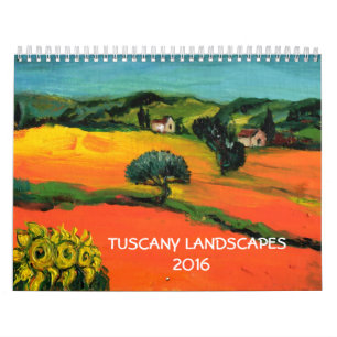 TOSCANE LANDSCHAPPEN COLLECTIE 2016 KALENDER