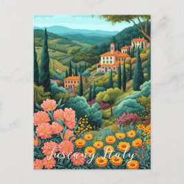 Toscane Landschapsschilderij | Italië Reizen | Kun Briefkaart