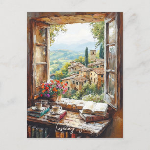 Toscane Landschapsschilderij Italië Reizen Kun Briefkaart