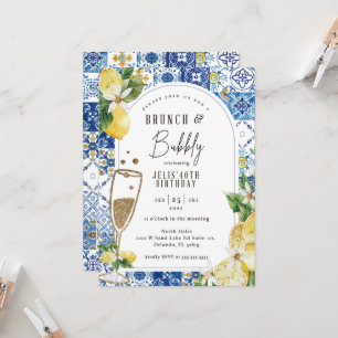 Toscane Lemon thema uitnodiging van de dag