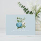 Toscane Meditteranean Style sparen de Datumkaarten Save The Date (Staand voorkant)