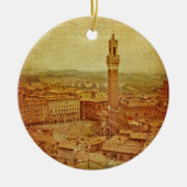 Toscane, middeleeuwse Siena Keramisch Ornament (Voorkant)