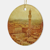 Toscane, middeleeuwse Siena Keramisch Ornament (Links)