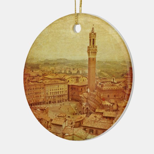 Toscane, middeleeuwse Siena Keramisch Ornament (Links)