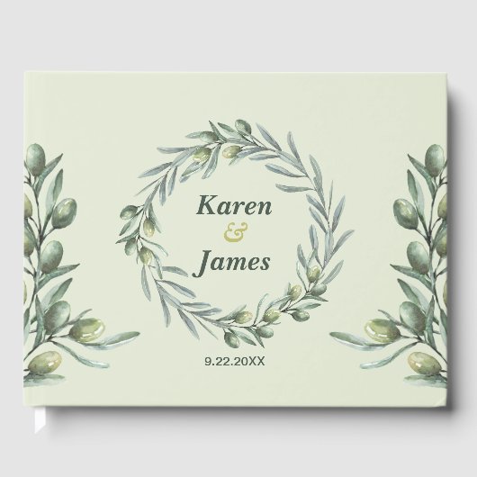 Toscane Olive Garden Gastenboek (Voorkant)