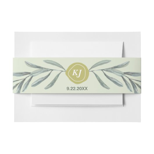 Toscane Olive Garden Uitnodigingen Wikkel (Voorkant Voorbeeld)