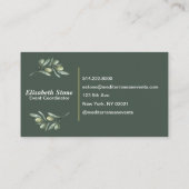 Toscane Olive Garden Visitekaartje (Achterkant)