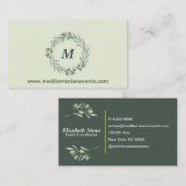 Toscane Olive Garden Visitekaartje (Voorkant / Achterkant)