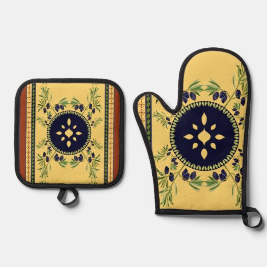 Toscane Ovenwant & Pannenlap Set (Voorkant)