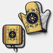 Toscane Ovenwant & Pannenlap Set (Voorkant / Achterkant)