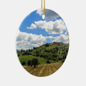 Toscane, panoramisch landschap - Italië Keramisch Ornament (Rechts)