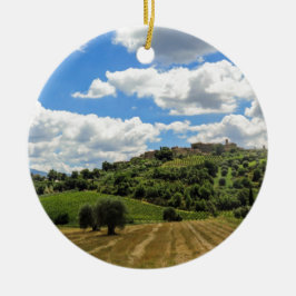 Toscane, panoramisch landschap - Italië Keramisch Ornament