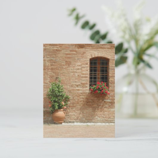 Toscane planten briefkaart (Staand voorkant)
