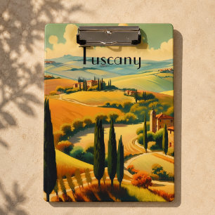 Toscane Platteland Vintage Reisesthetiek Klembord