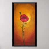 Toscane Poppy Poster (Voorkant)