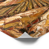 Toscane Poster Luxe Abstracte Olie Schildering (Hoek)