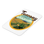 Toscane reislogo magneet (Linkerzijde)