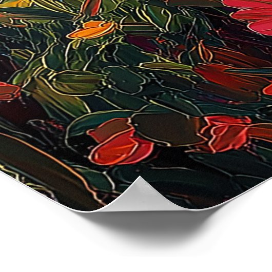 Toscane Reisposter -  Italië Scene Poster (Hoek)