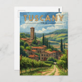  Toscane Reizen Briefkaart (Voorkant / Achterkant)