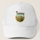 Toscane reizen logo trucker pet (Voorkant)