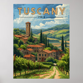  Toscane Reizen Poster
