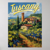 Toscane Reizen Poster (Voorkant)